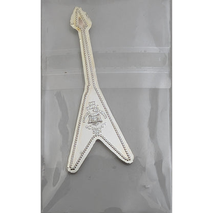 #2/6 Black Gibson Flying v - E-Gitarrenserie (50. Jahrestag der Rock'n'Roll-Musik), versilbert und emailliert