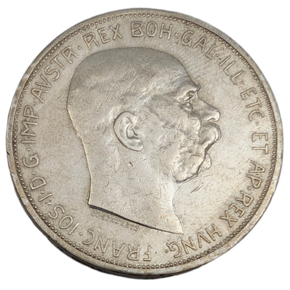 Franz Josef I., Habsburg, Wien, mit Schwartz, Kronen/Korona