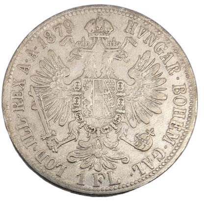 Franz Josef I., Habsburg, Wien, Gulden/Florin, Randfehler