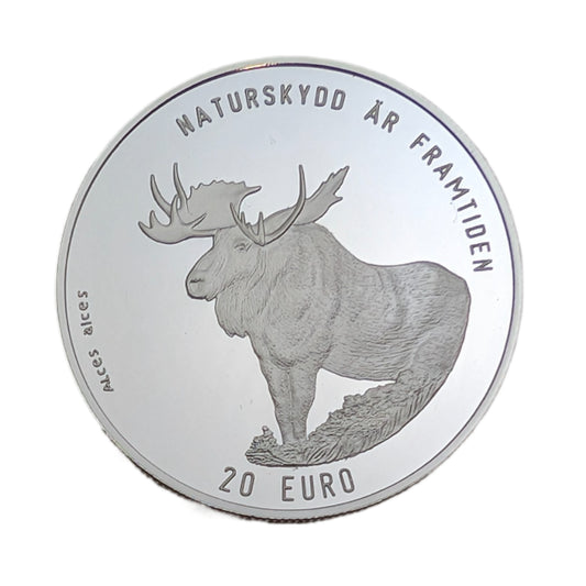 Naturschutz: Elch / Rv. Bild von Gustav Vasa Daler