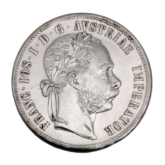 Franz Josef I., Habsburg, Wien, Gulden/Florin, feiner Kratzer