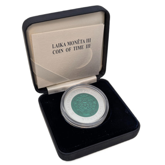 Coin of Time III, dark green Niob