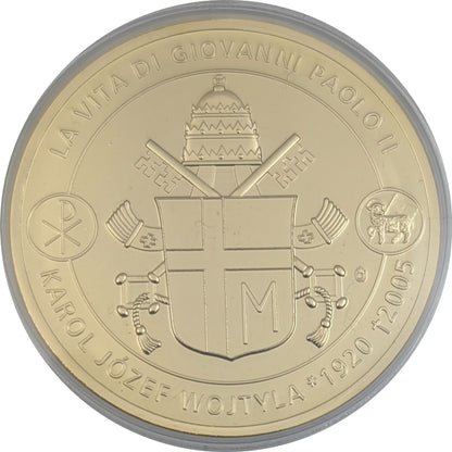 Paul II., Karol Jozef Woityla, L'elezione del Papa 1978 / Papal Conclave 1978, 24 Karat vergoldet
