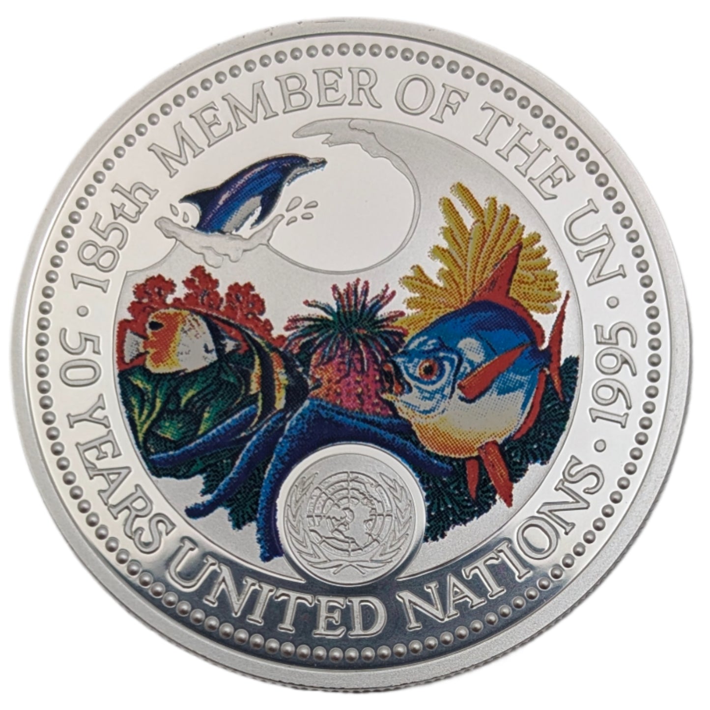 50 Years United Nations, 185th Member of the UN, Farbapplikation