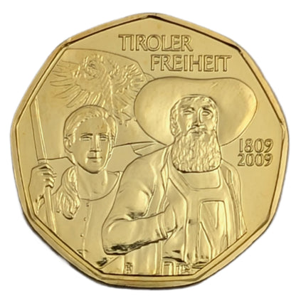 #15 Tiroler Freiheit 1809 - Andreas Hofer, vergoldet