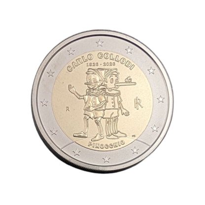 Pinocchio, reverse Proof im Etui