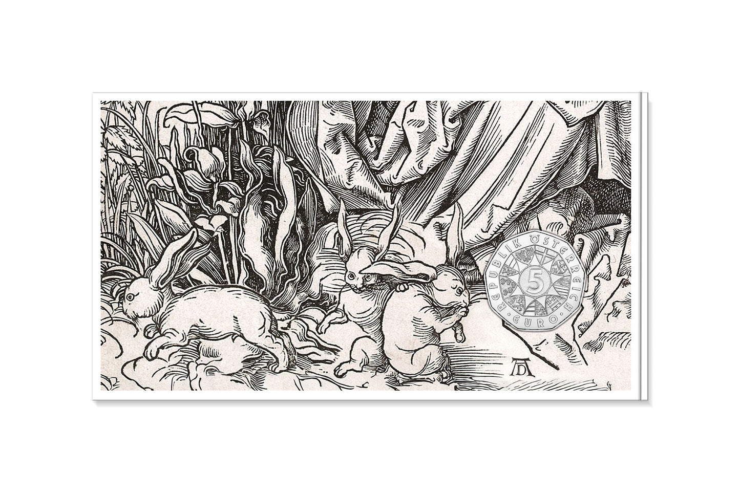 Dürer´s Hasentrio - Ostermünze im Blister
