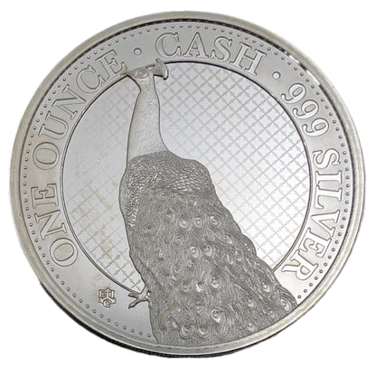 Cash India Wildlife: The Peacock / Nationalvogel Indiens: Pfau, Bullion
