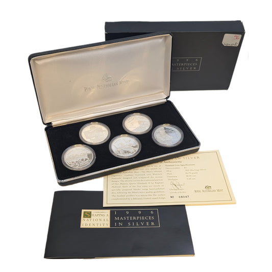 Masterpieces Shaping a National Identiy, 5-coin-set