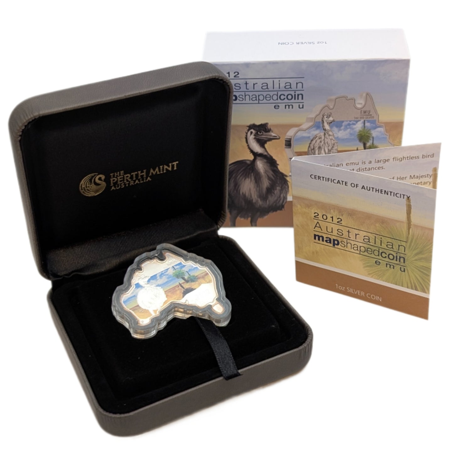 Emu - Mapshaped Series, colored, Perth