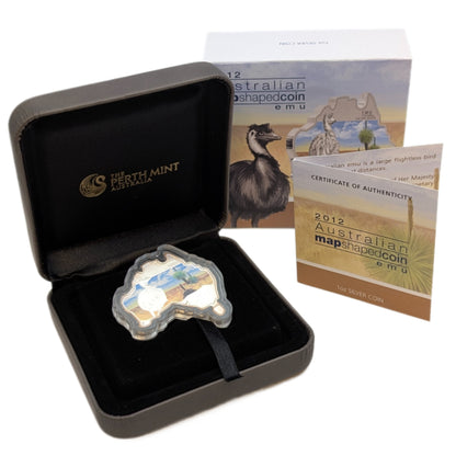 Emu - Mapshaped Series, colored, Perth