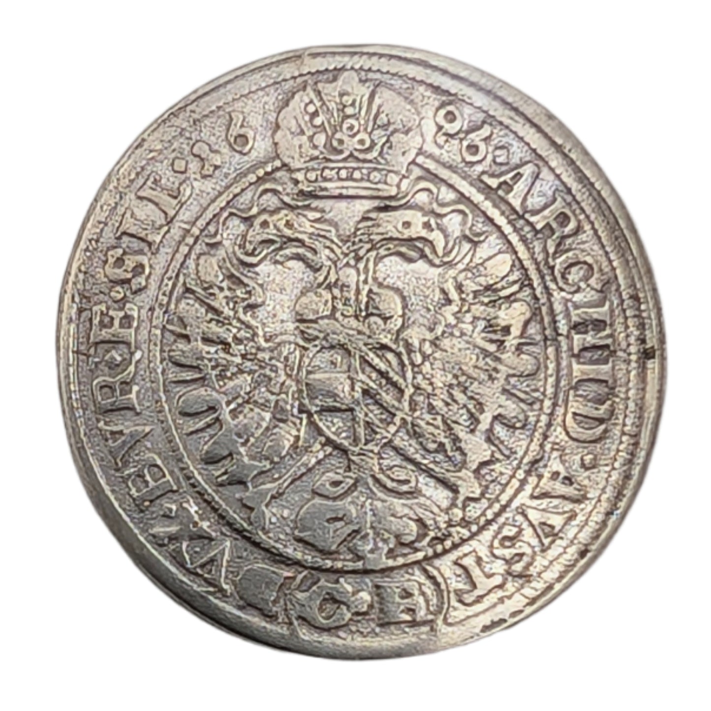 Leopold I., Habsburg, Schlesien Brieg, leicht gewellt