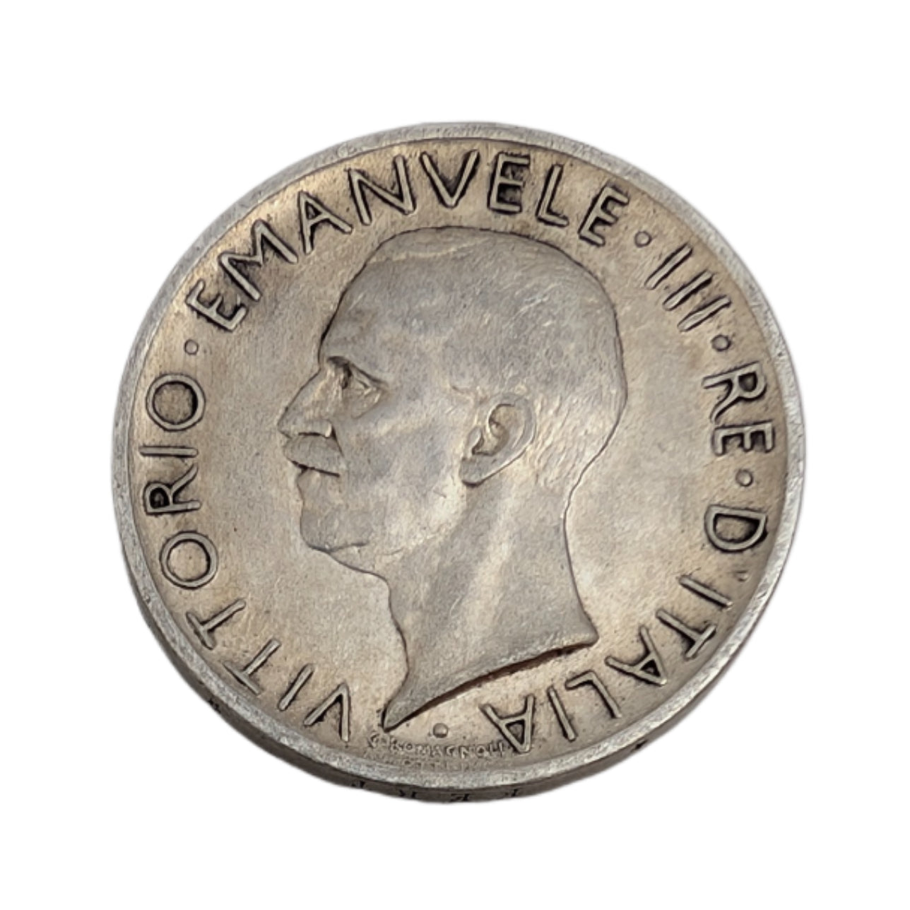 König Vittorio Emanuele III. (1900 - 1946), Inschrift am Band * FERT *