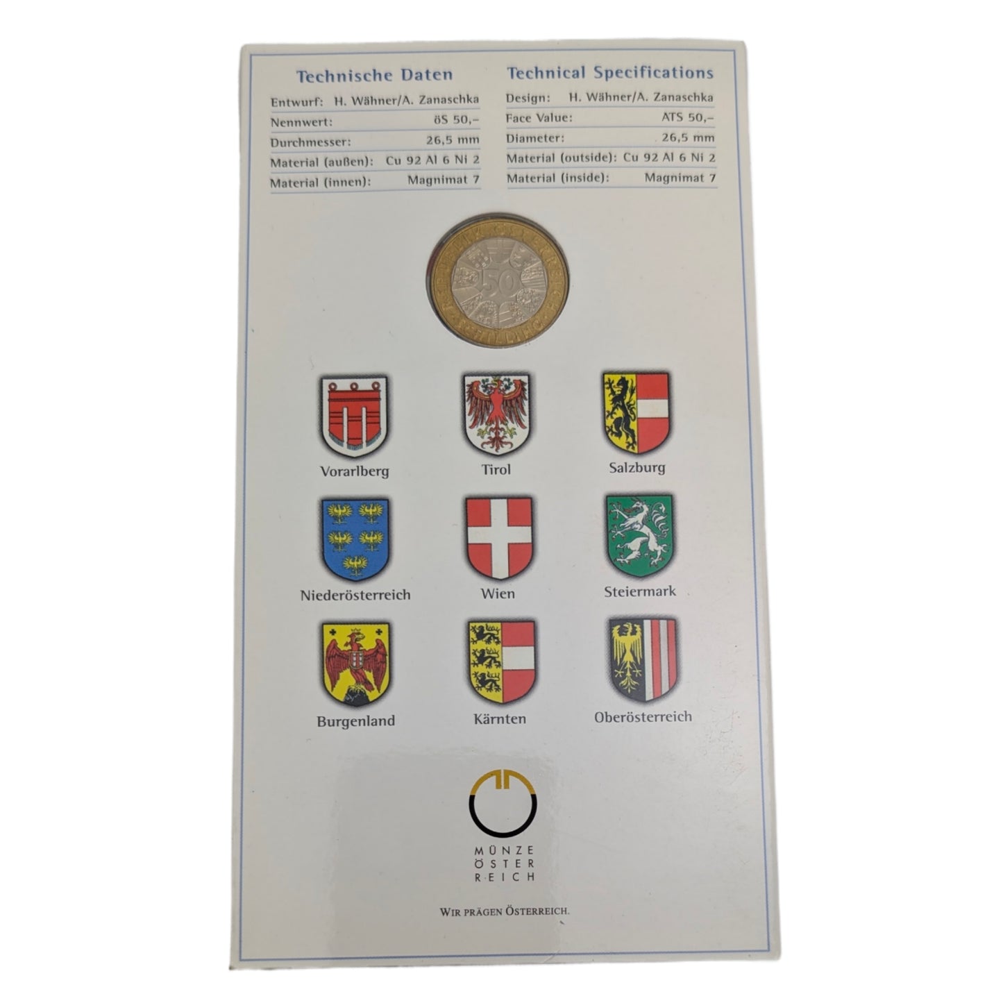 Ostarrichi, 100 Jahre Österreich im Blister