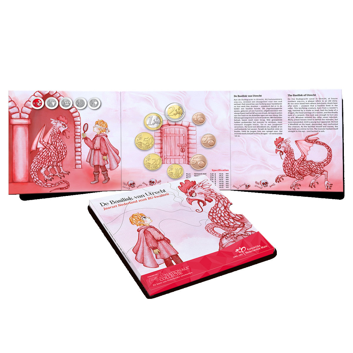 1/5 KMS Kursmünzensatz - Mythen und Folklore