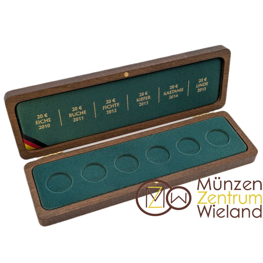 Original Sammelbox/Sammeletui für die Goldserie 20 € Deutscher Wald