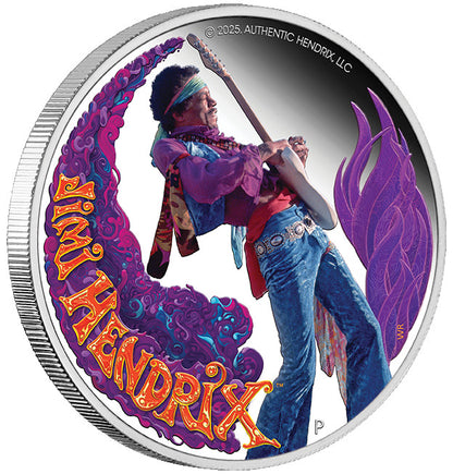 Jimi Hendrix, farbig