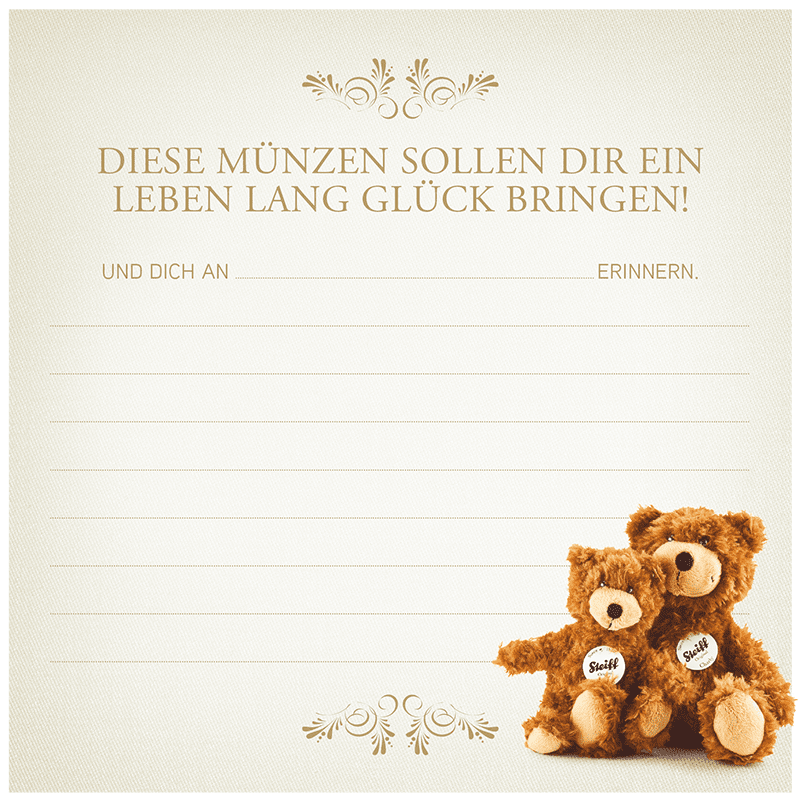 KMS Kursmünzensatz Babysatz 1 Ct - 2 €