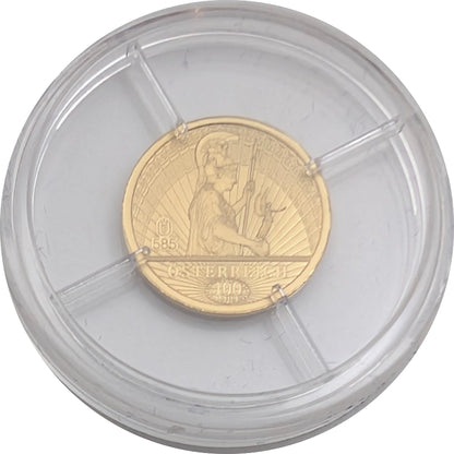 100 Jahre Österreich - Set mit 6x Minigold