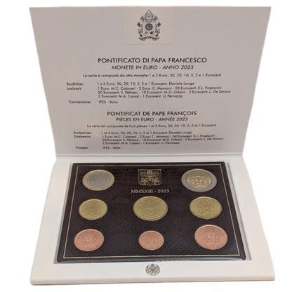 KMS Kursmünzensatz Pontifikat von Papst Franziskus (FDC)
