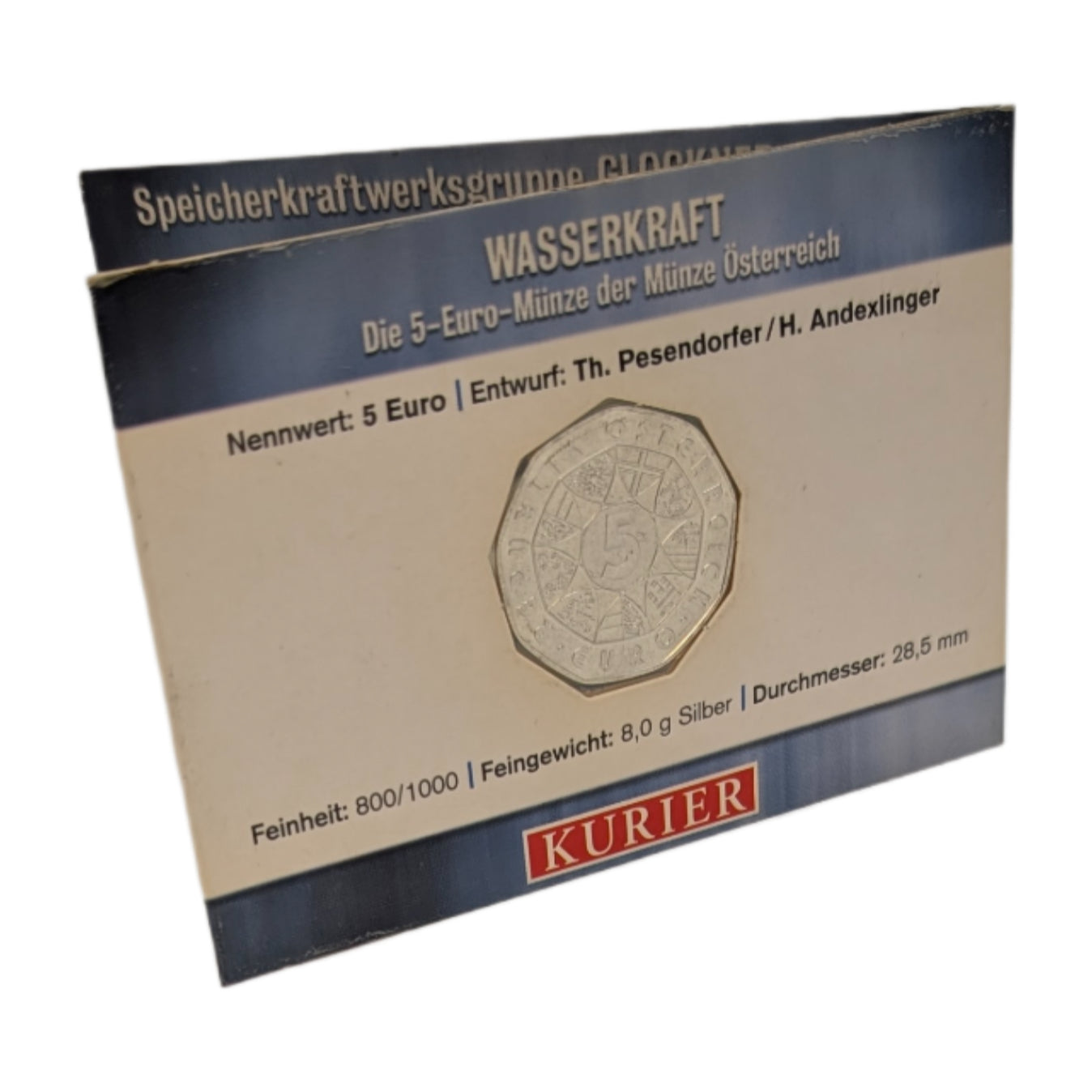 #02 Wasserkraft, Folder vom Kurier