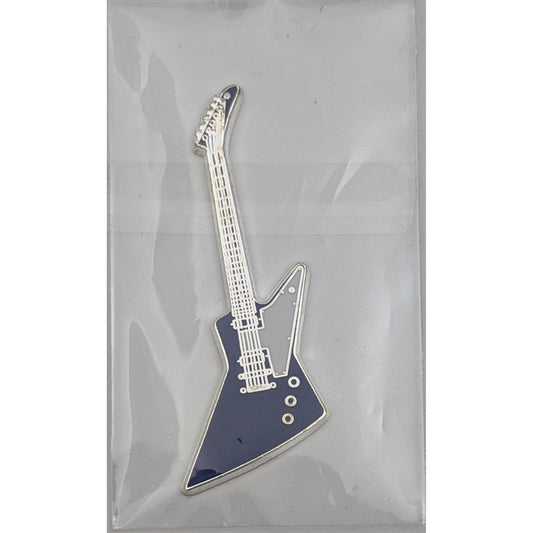 #4/6 Blue Gibson Explorer - E-Gitarrenserie (50. Jahrestag der Rock'n'Roll-Musik), versilbert und emailliert