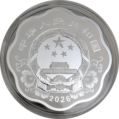 Jahr des Pferdes, Year of the Horse, Lunar, gewellt, flower-, blossom-shaped