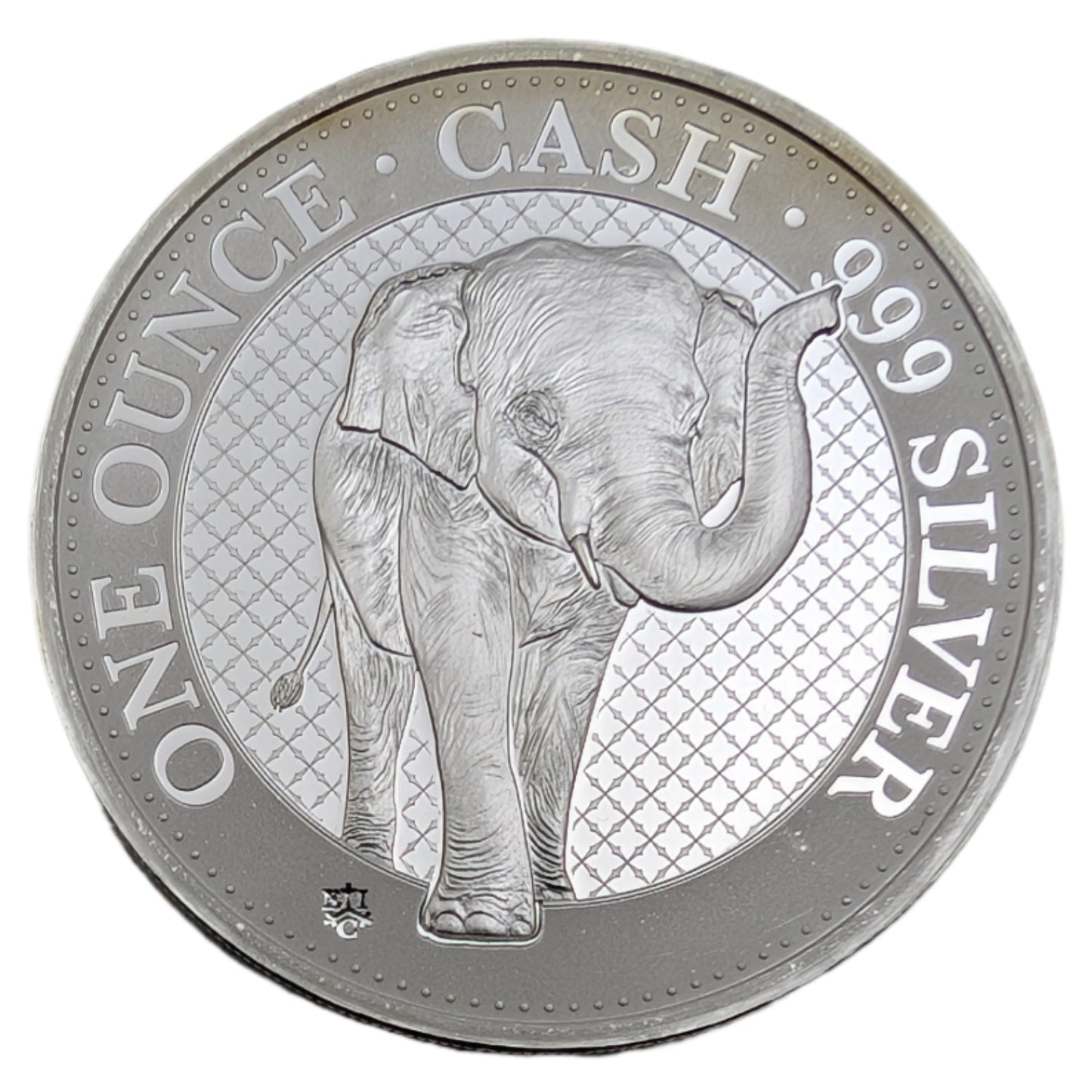 Cash India Wildlife: The Elephant /Elefant, Bullion