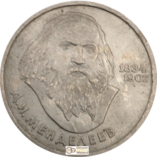 150. Geburtstag von Dmitri Mendelejew