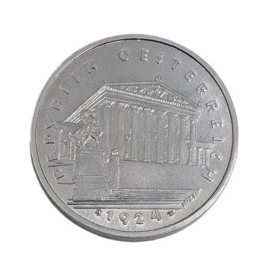 Länderbank Weltspartag 1974 / 1 Schilling Parlament 1924