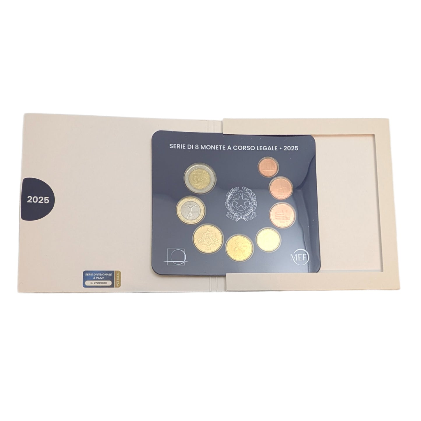 KMS Kursmünzensatz 1 Ct - 2 €