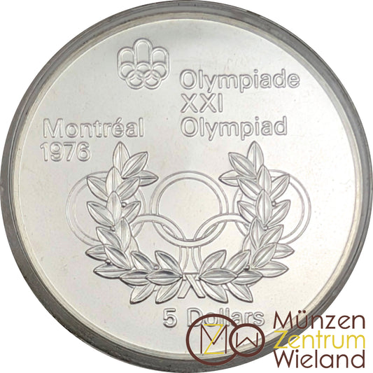 Olympische Ringe, Lorbeerkranz - XXI. Olympische Sommerspiele Montreal 1976