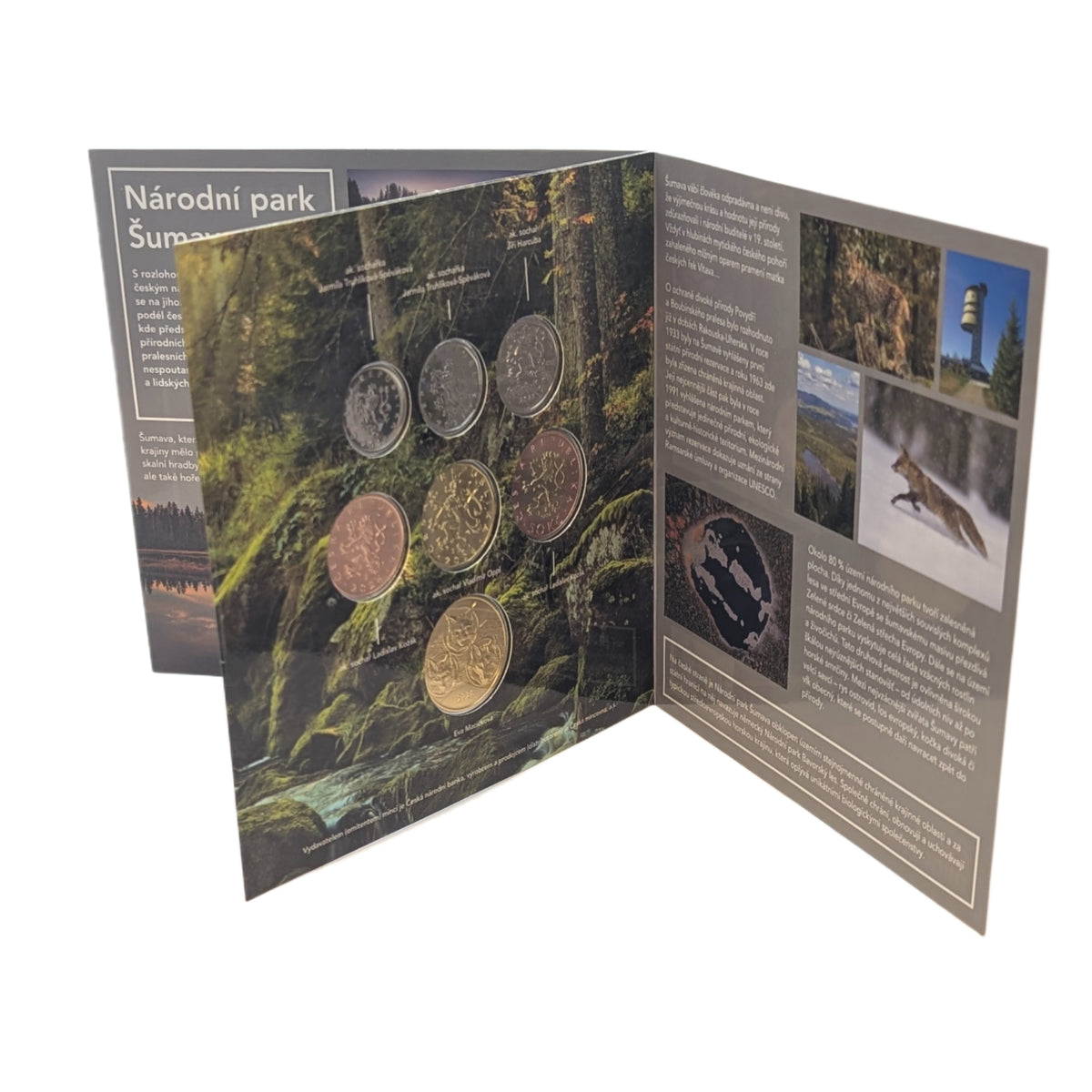 KMS Kursmünzensatz 1 Krone - 50 Kronen + Token Narodni Park