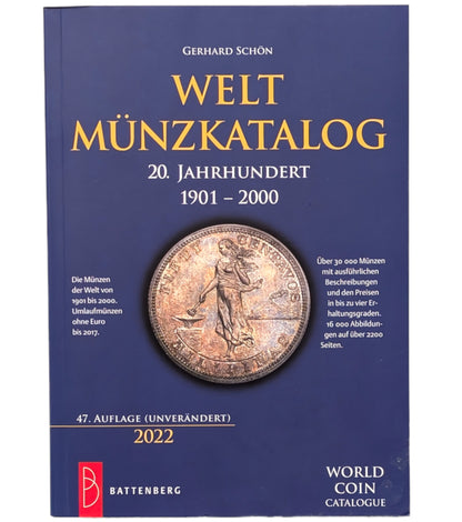 Weltmünzkatalog 20. Jahrhundert 2022, 1901 - 2000, 47. Auflage, Gerhard Schön
