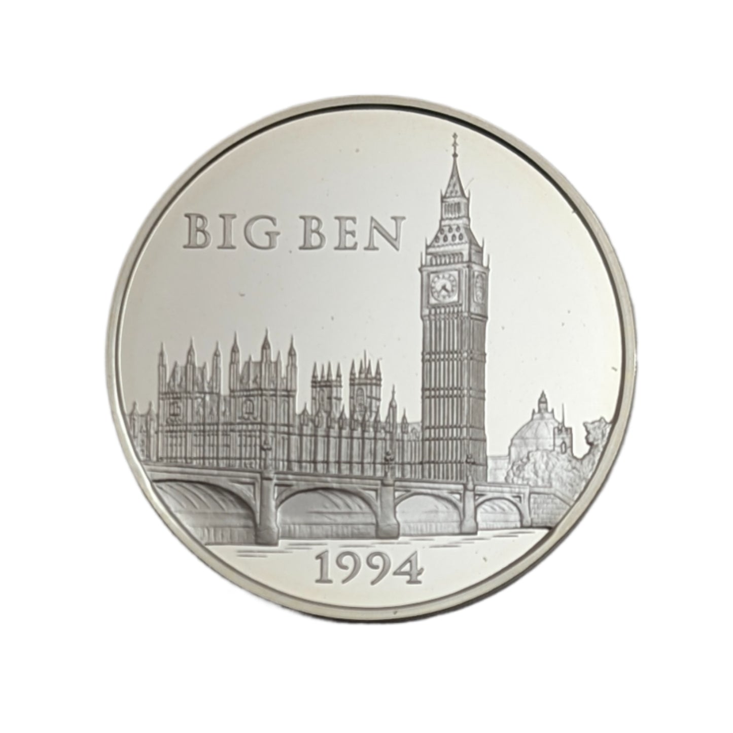 Big Ben - Baudenkmäler, 100 Francs/15 Ecu