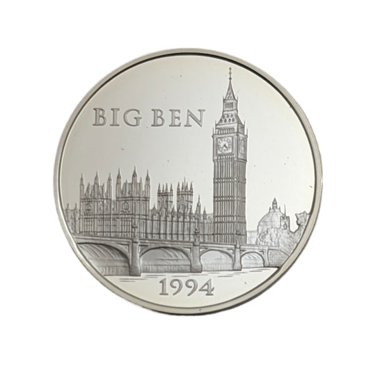 Big Ben - Baudenkmäler, 100 Francs/15 Ecu