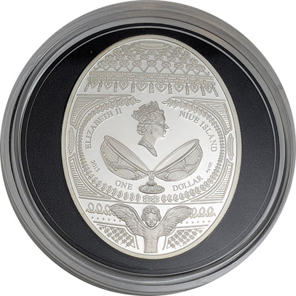 Love Tree - Imperial Eggs/Fabergé Art, oval, mit Zirkon