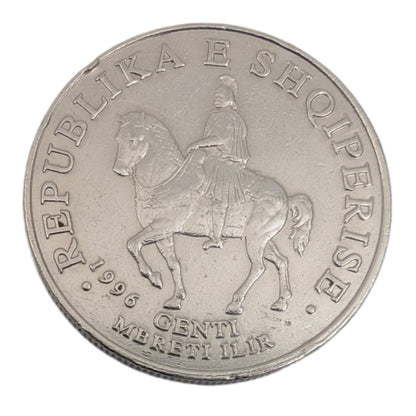 König Genthios zu Pferd / Genti Mbreti Ilir, Vierte Republik, Umlaufmünze