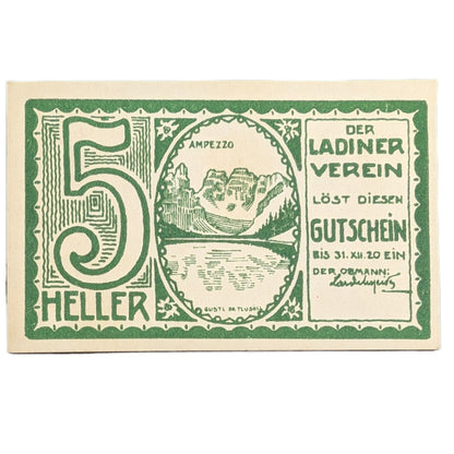 Notgeld Tirol Ladiner Verein