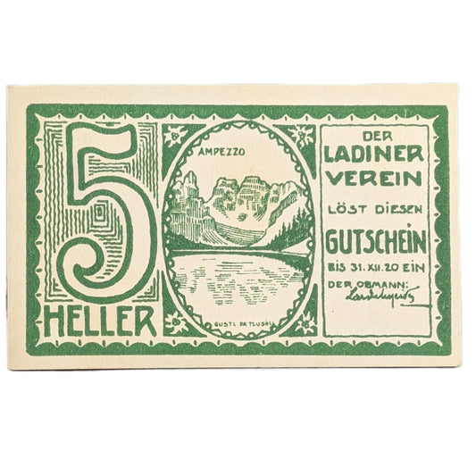 Notgeld Tirol Ladiner Verein