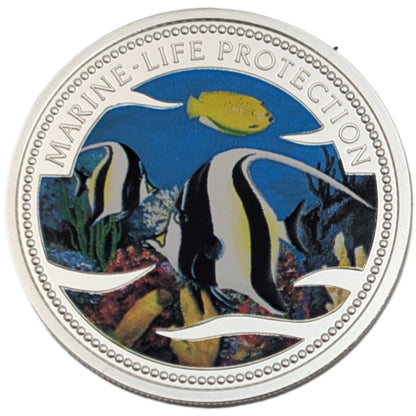 Moorish Idol/Halfterfisch - Marine Life Protection, Farbapplikation