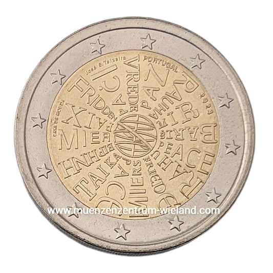 Münze für den Frieden