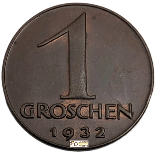 1. Republik, Umlaufmünze, 1 Groschen