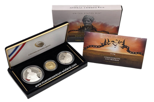 Harriet Tubman, 3-Coin-Set