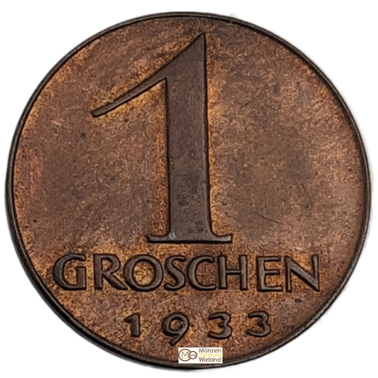 1. Republik, Umlaufmünze, 1 Groschen