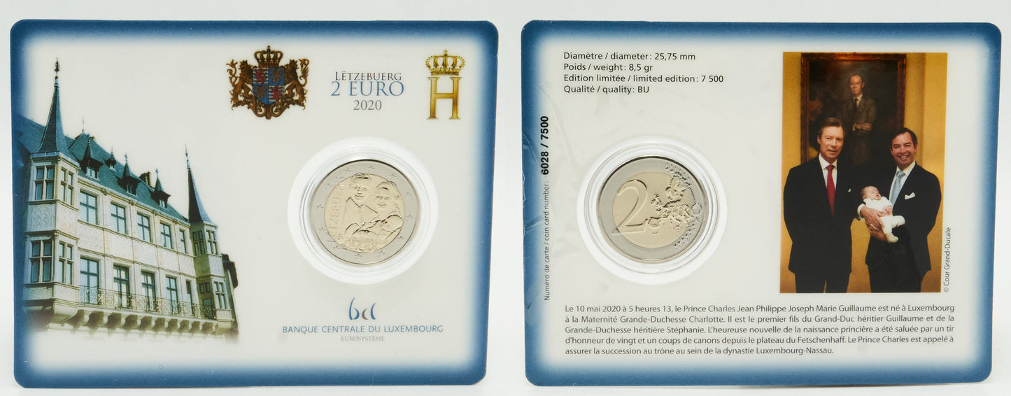 Geburt von Prinz Charles, Coincard