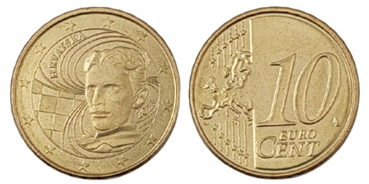 Kursmünze - Nikola Tesla Ø 19,75 mm