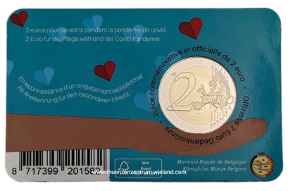 Pandemie - Pflege, Coincard FR/DE auf 2 € Seite