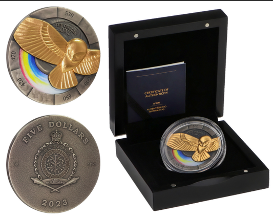 Goldene Eule/Golden Owl - Verschwundene Schätze/Missing Treasures, farbig/colored