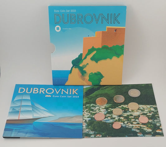 KMS Kursmünzensatz Dubrovnik 1 Ct. - 2 € im Blister